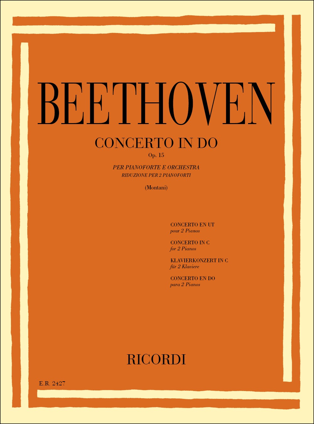 5 Concerti Per Pianoforte: N.1 In Do Op. 15
