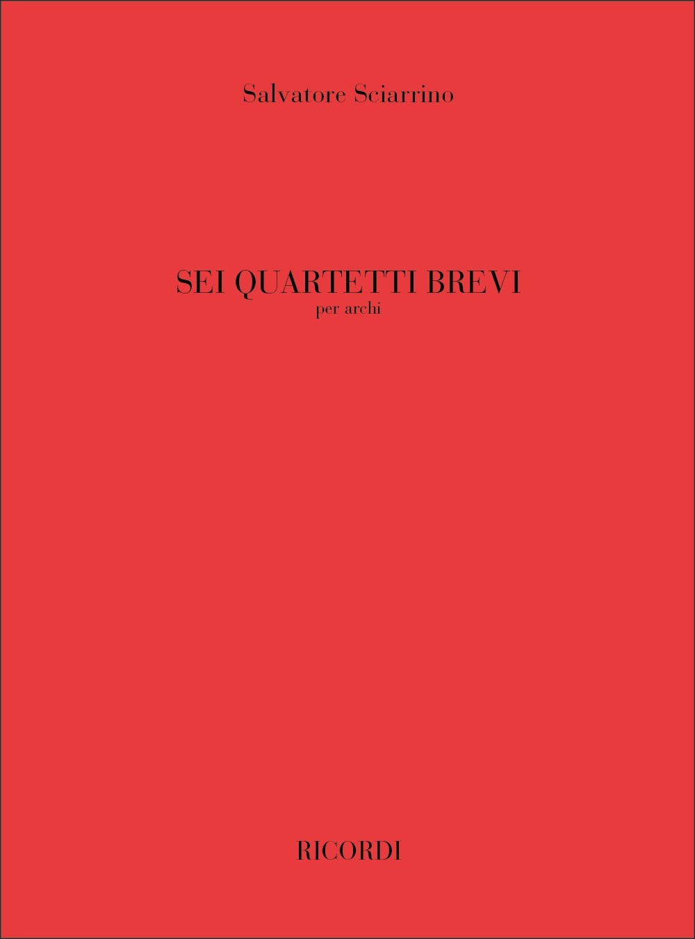 6 Short Quartets