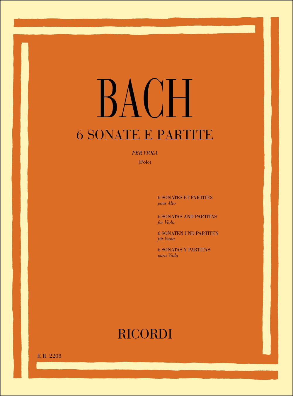 6 Sonatas and Partitas BWV 1001 - 1006