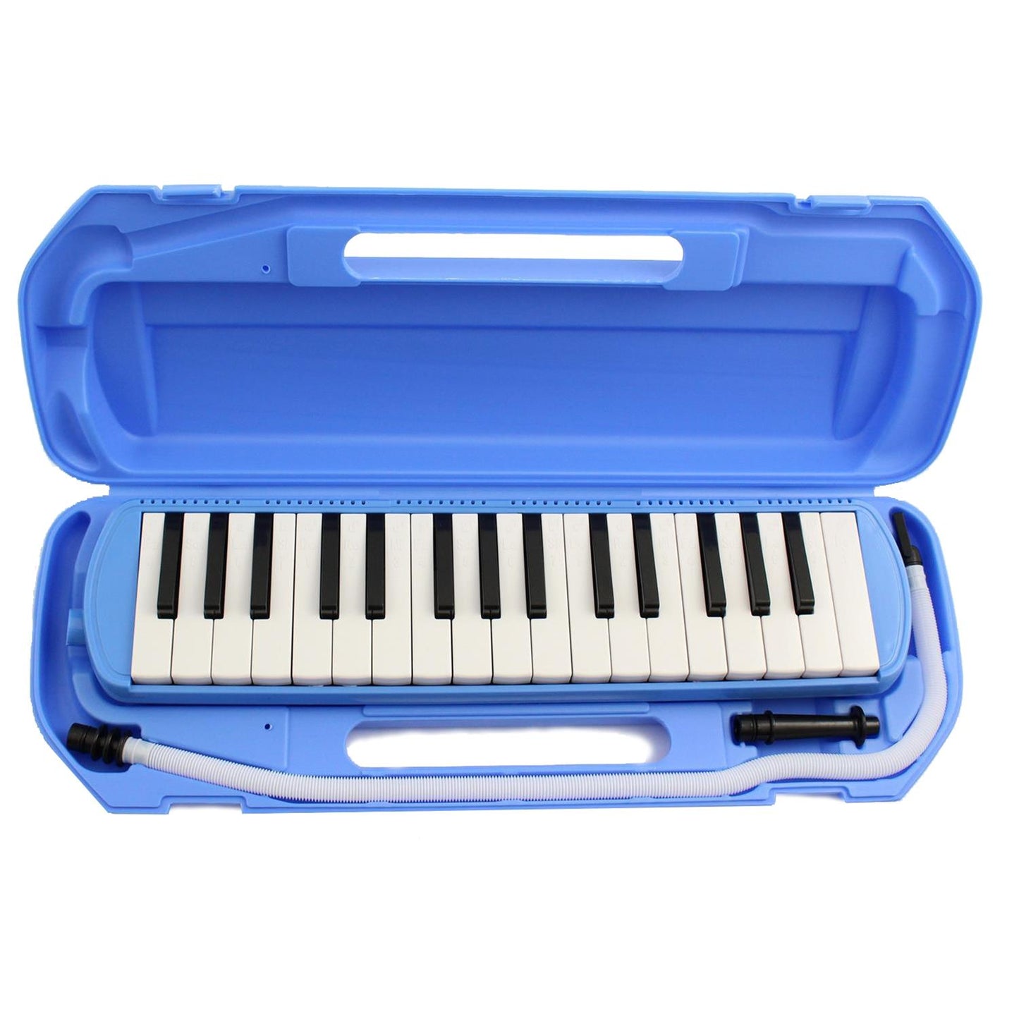 Melodica 32 Tasti Tipo Angel con Custodia Rigida (Blu)