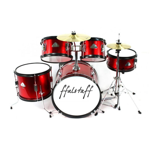 ffalstaff 5-Piece Complete Junior Drum Set (Blue)