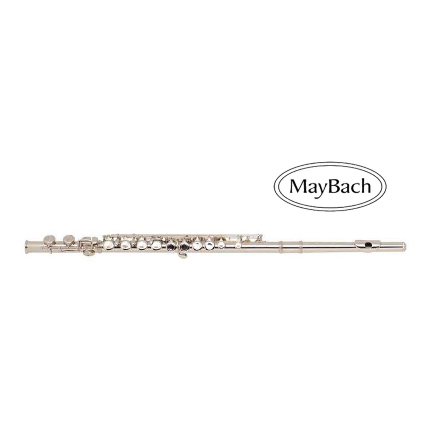 MAYBACH Flauto Traverso Silver-Plated Flute with Pisoni Pads "Made in Italy" (Soft-Line Bag)