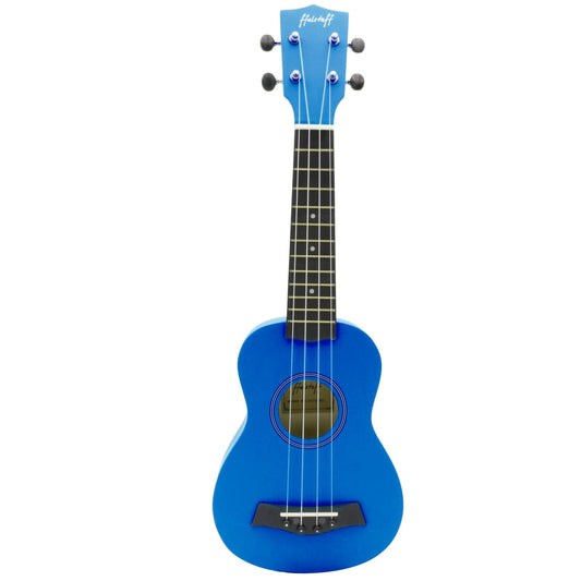 Ukulele Soprano 21" Superior Satinato con borsa (Blu)