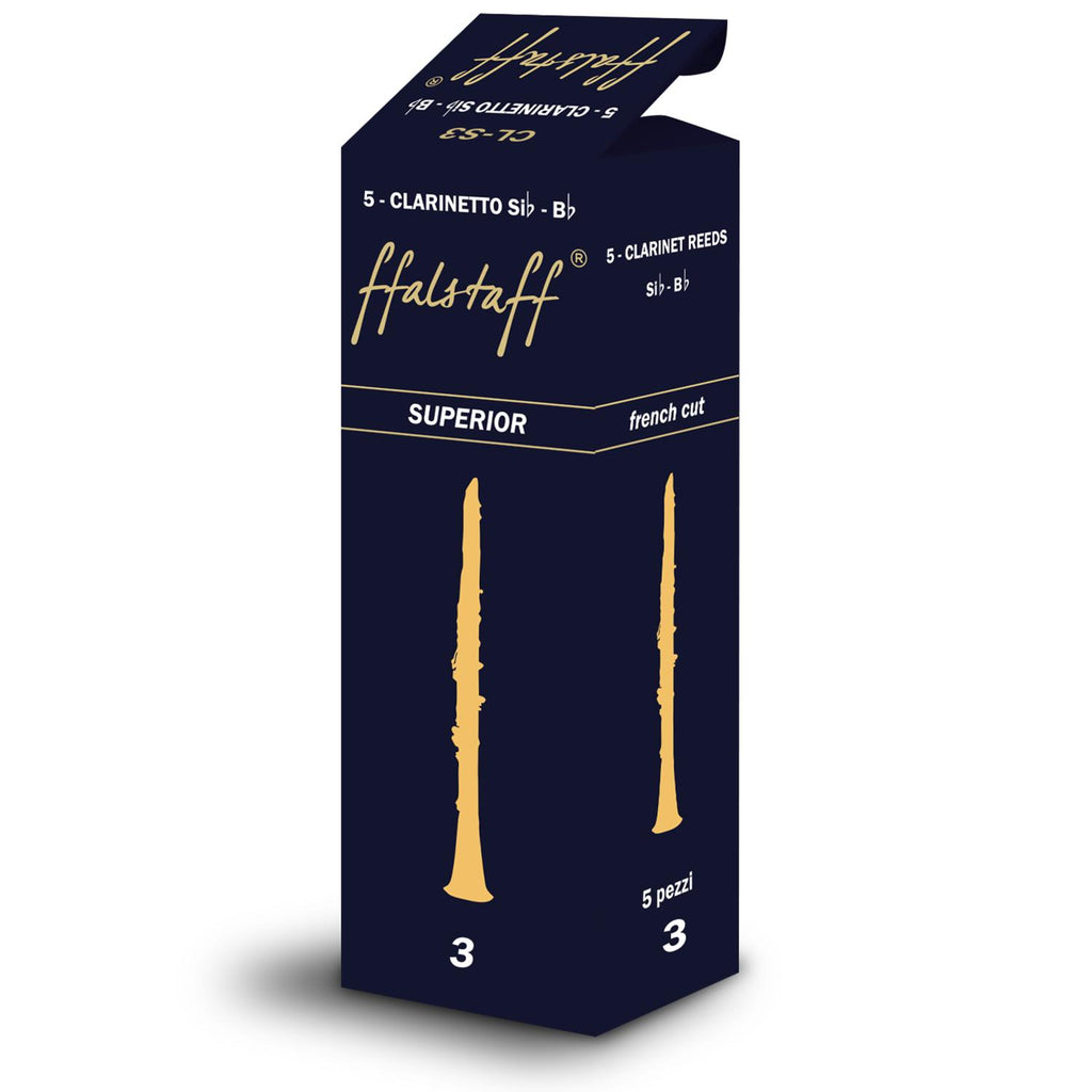 ffalstaff Bb Clarinet Reeds "Superior" No. 3 (Pack of 5)