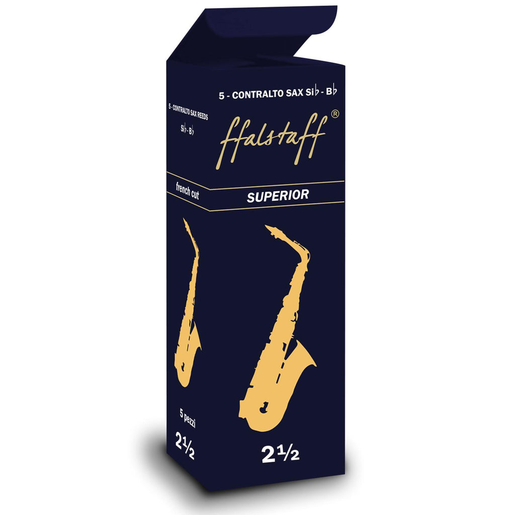 ffalstaff "Superior" Alto Saxophone Reeds No. 2.5 (Pack of 5)