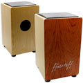 ffalstaff Natural Wood Cajon with Cushion and Bag (30 x 29 x 50 cm)