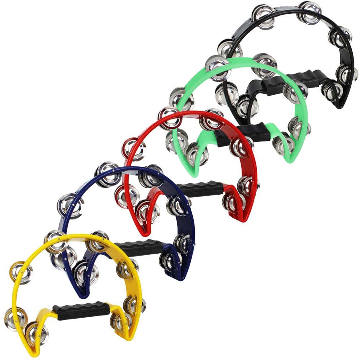 Half-moon Tambourine (Red) ffalstaff
