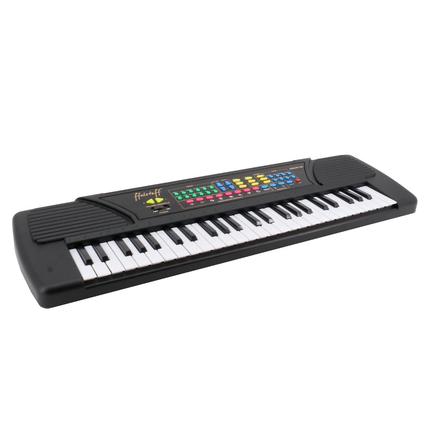 ffalstaff Electronic Keyboard 49 keys for Recreational Use (power supply included)
