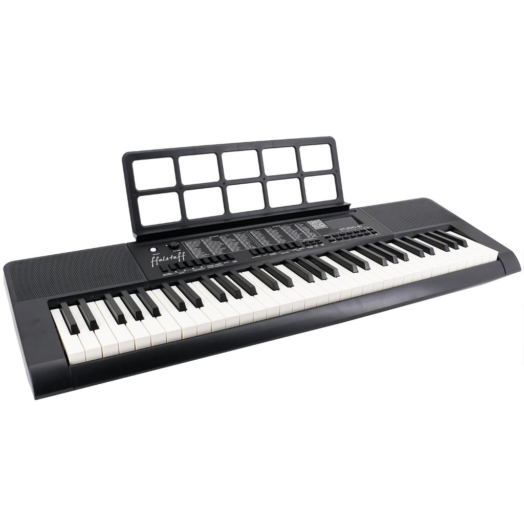 ffalstaff Rechargeable Electronic Keyboard 61 keys (standard key) A=440Hz