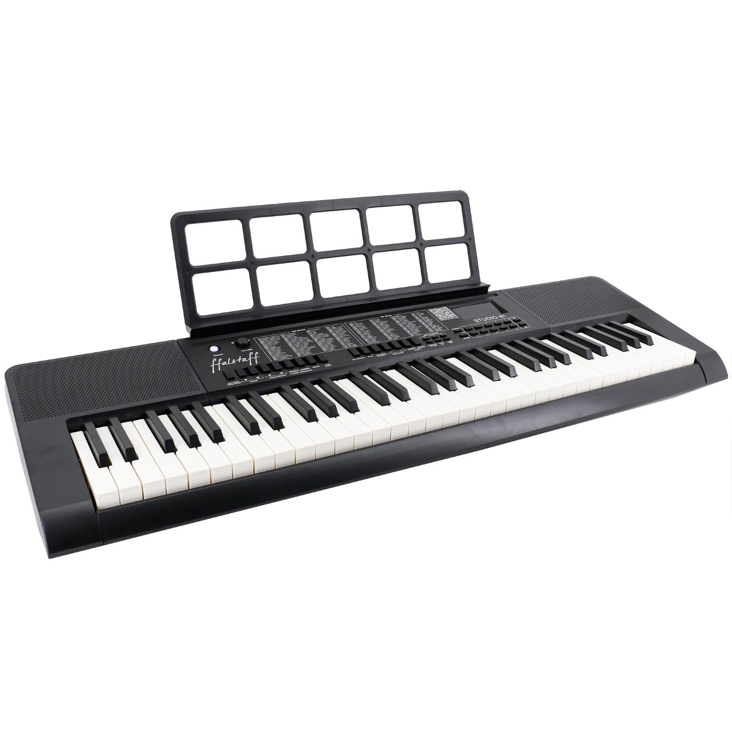 ffalstaff Rechargeable Electronic Keyboard 61 keys (standard key) A=440Hz