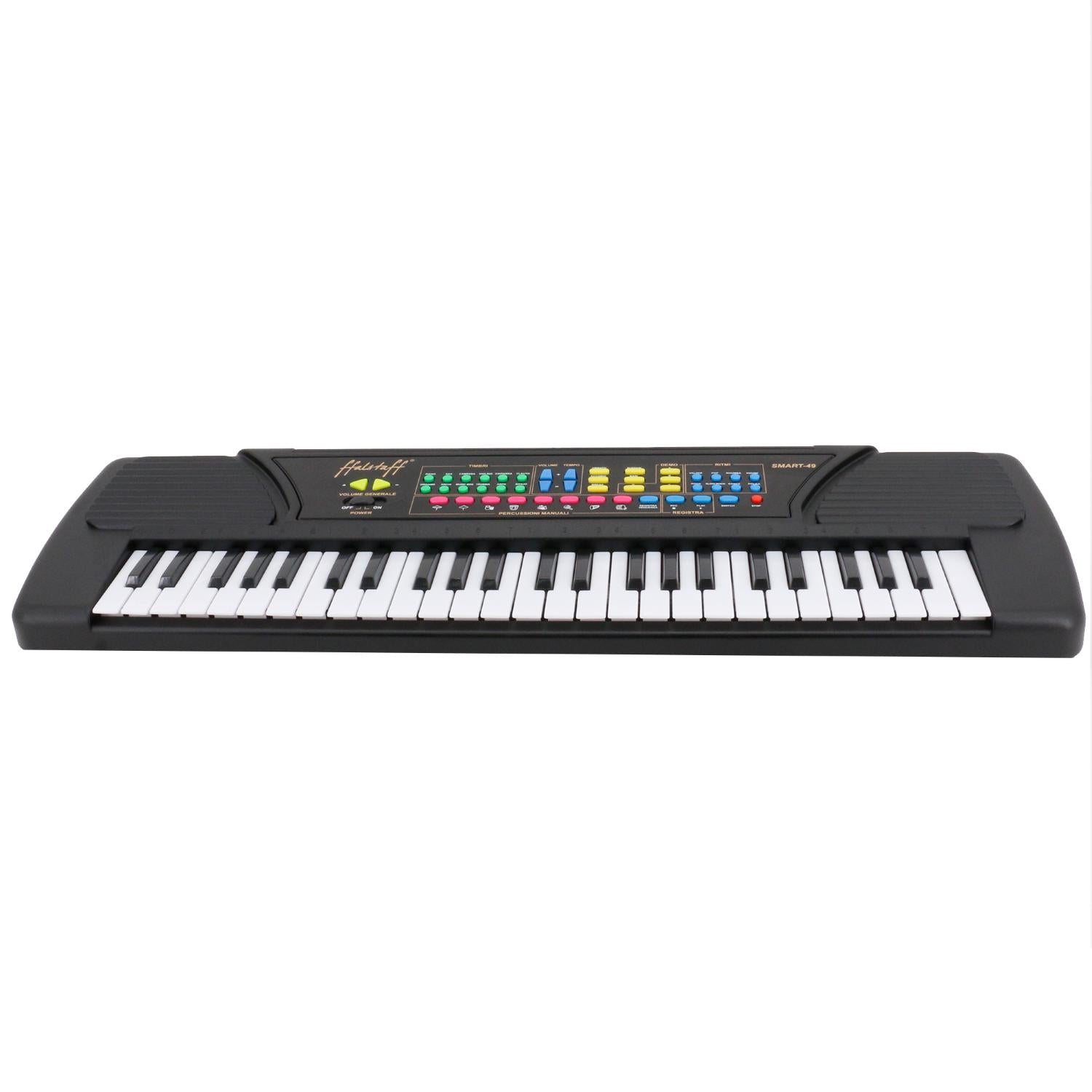 ffalstaff SMART-49 Electronic Keyboard 49 keys for Recreational use with Padded Bag and Power Supply