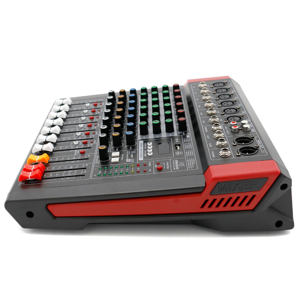 6-channel mixer, DSP multi-effects, USB interface, MP3 player, Bluetooth SINEXTESIS Evomix,