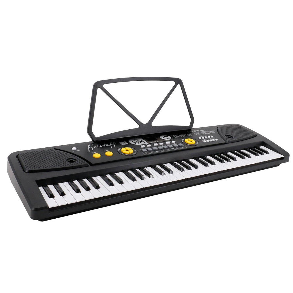 ffalstaff Electronic Keyboard 61 keys for recreational use (USB powered)
