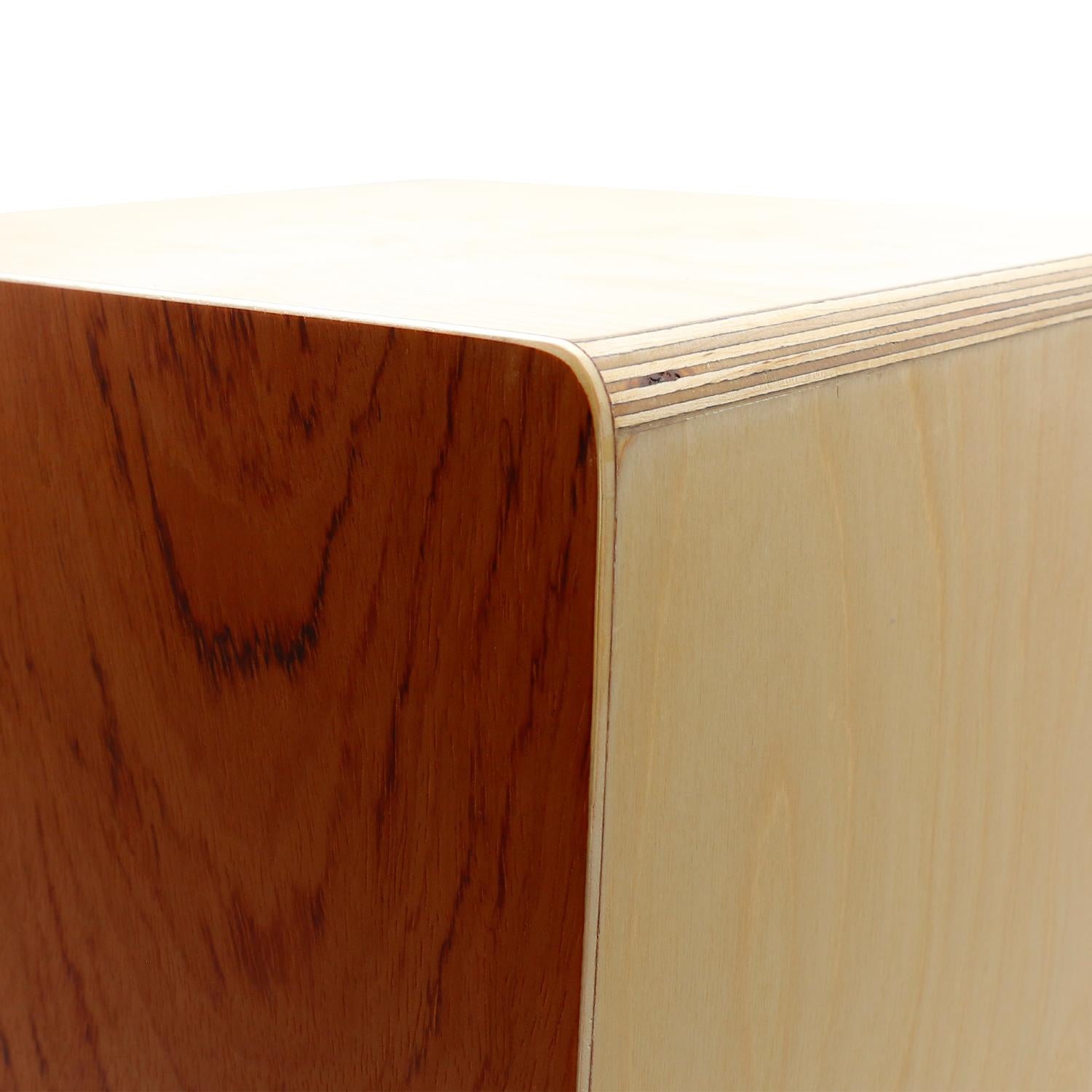 ffalstaff Natural Wood Cajon with Cushion and Bag (30 x 29 x 50 cm)