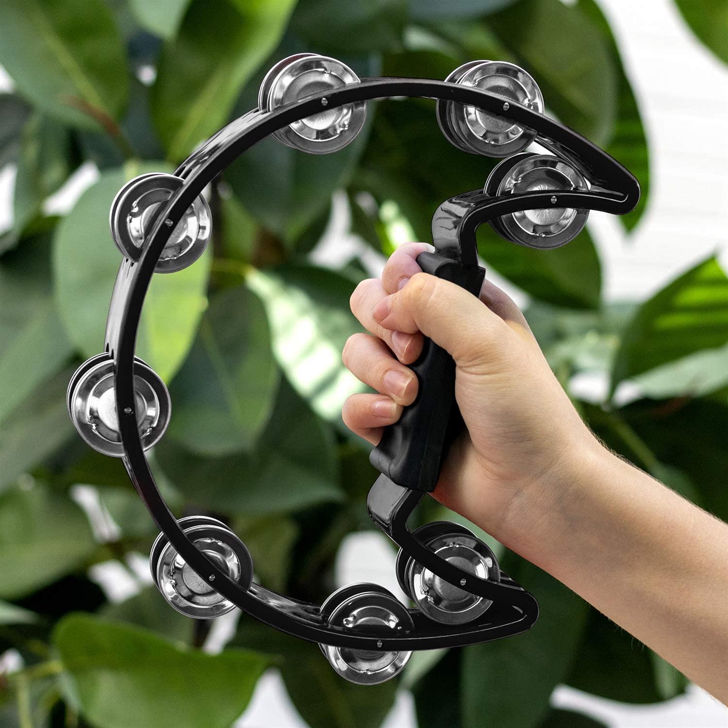 Half-moon Tambourine (Red) ffalstaff