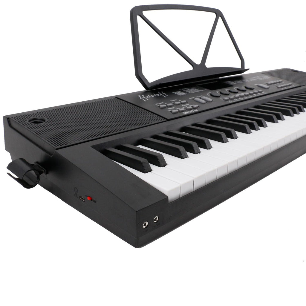 ffalstaff Electronic Keyboard 61 Rechargeable Keys for Recreational Use (USB powered)
