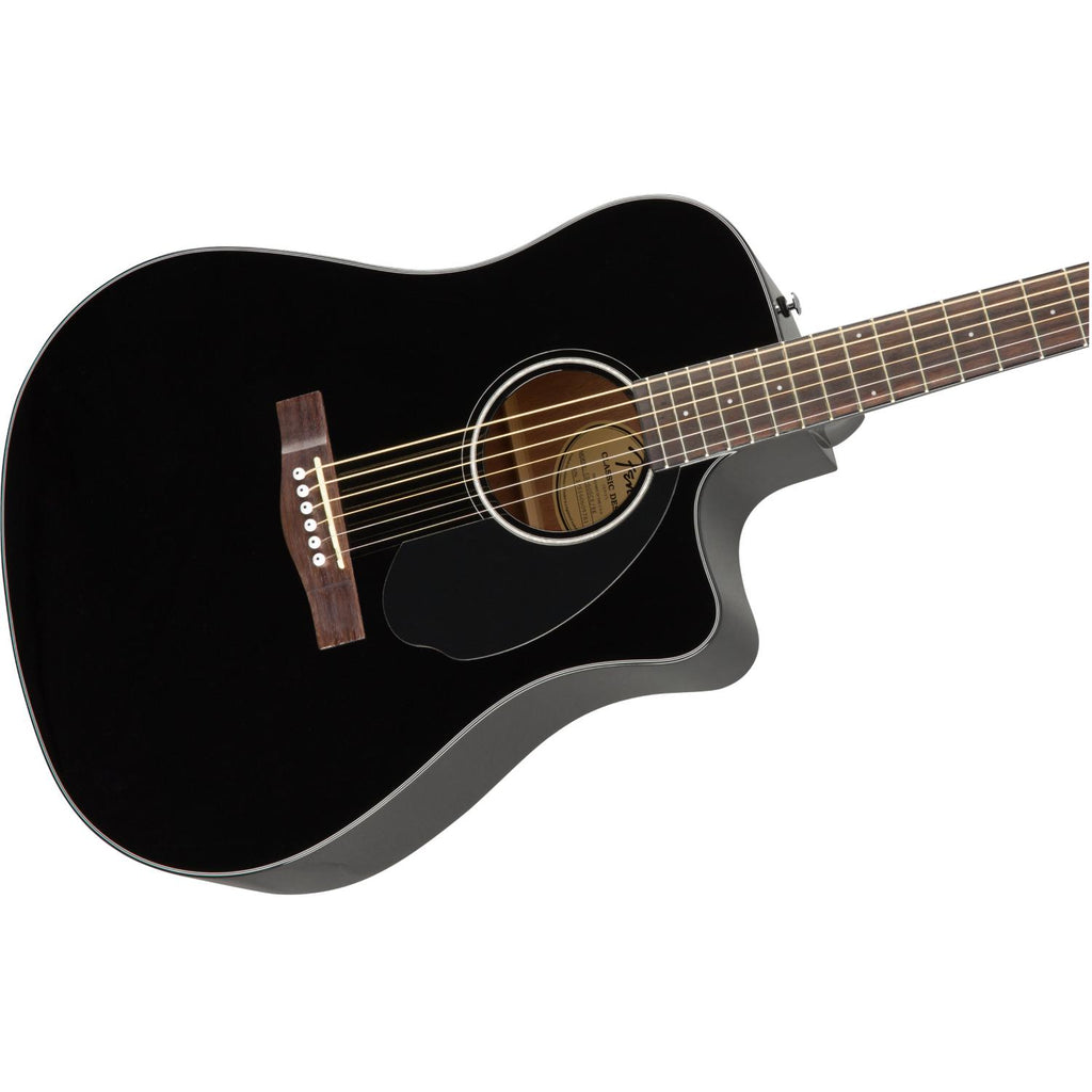 Fender CD-60SCE Electro-Acoustic Guitar (Black)