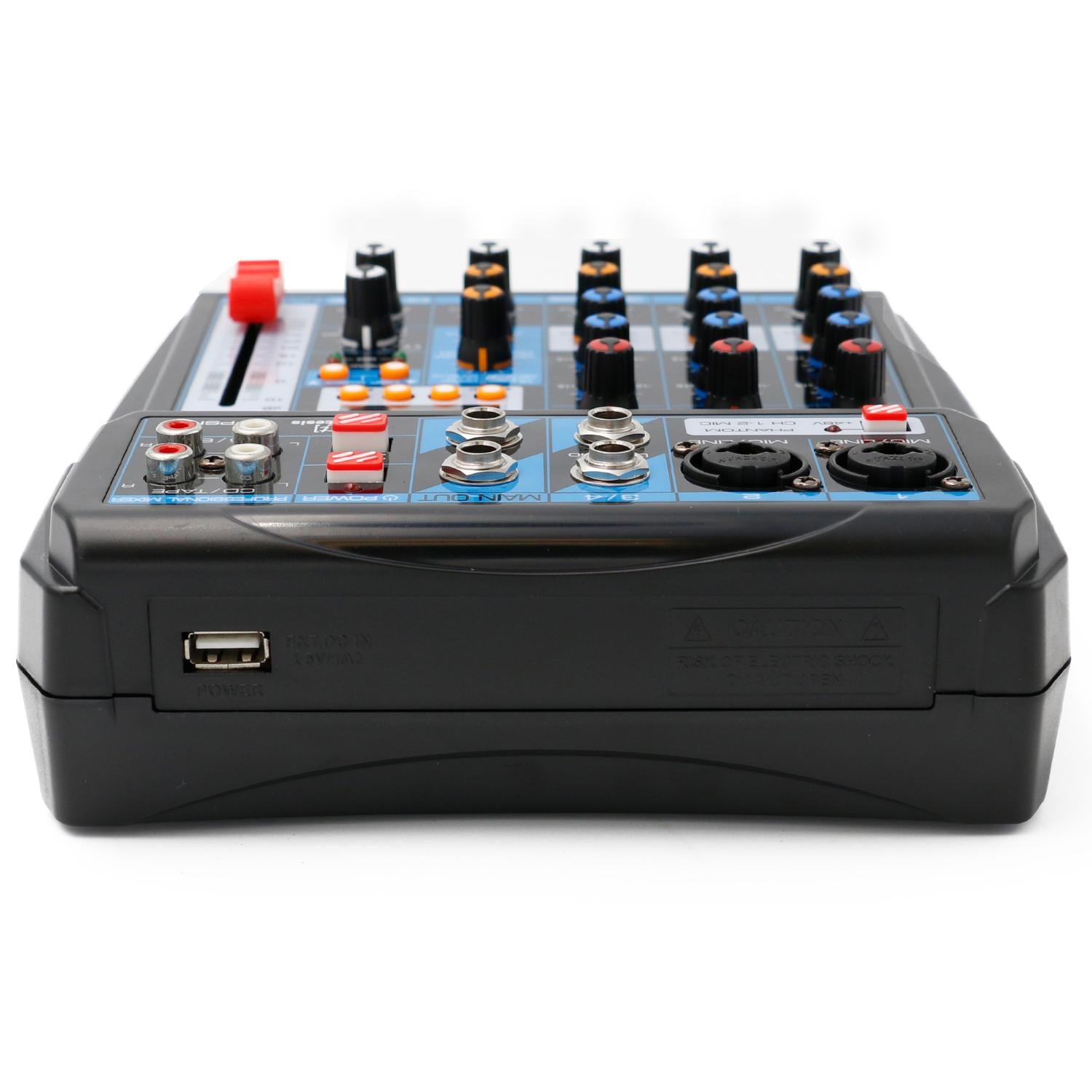 6-channel mixer, DSP multi-effects, USB interface, Mp3 player, Bluetooth SYNEXTESIS