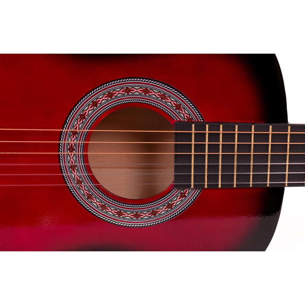 ffalstaff Y34 1/2 (86.36 cm) Amateur Classical Guitar (Red)