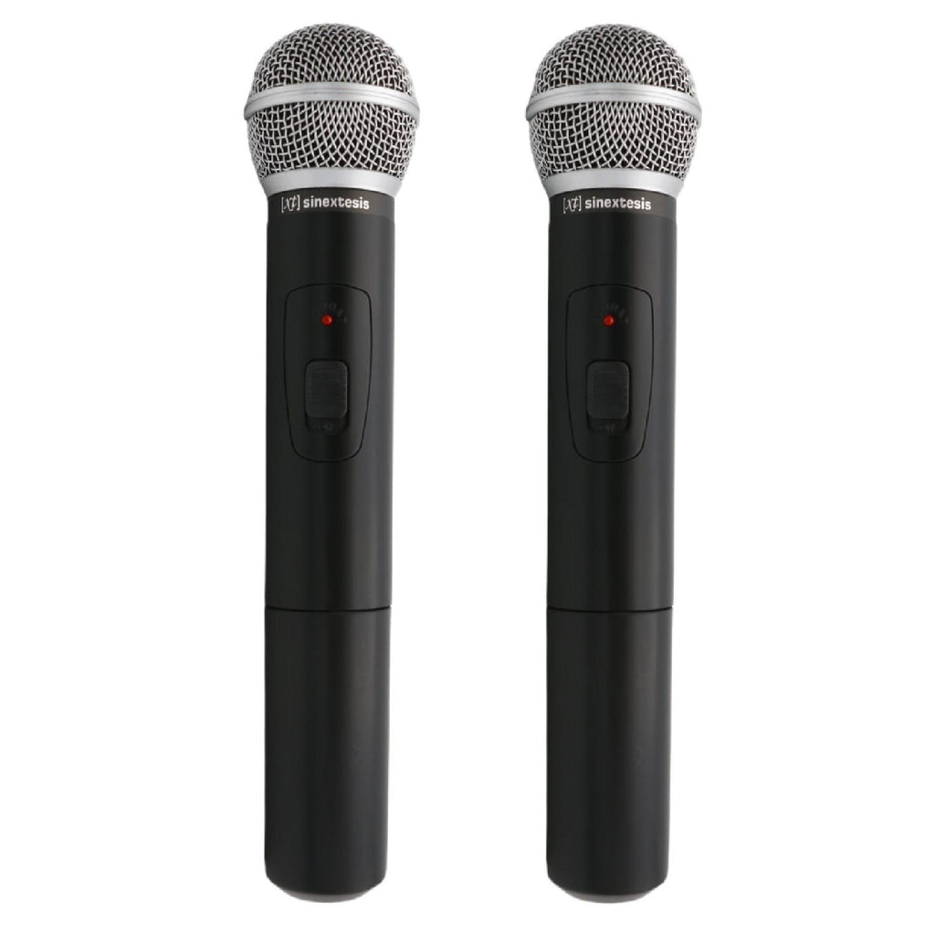 SINEXTESIS VHF Dual Handheld Wireless Microphone 175.5 MHz - 197.150 MHz