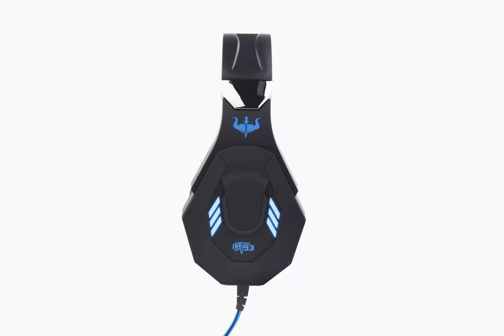 OVLENG USB gaming headphones with blue LED GT 93BL
