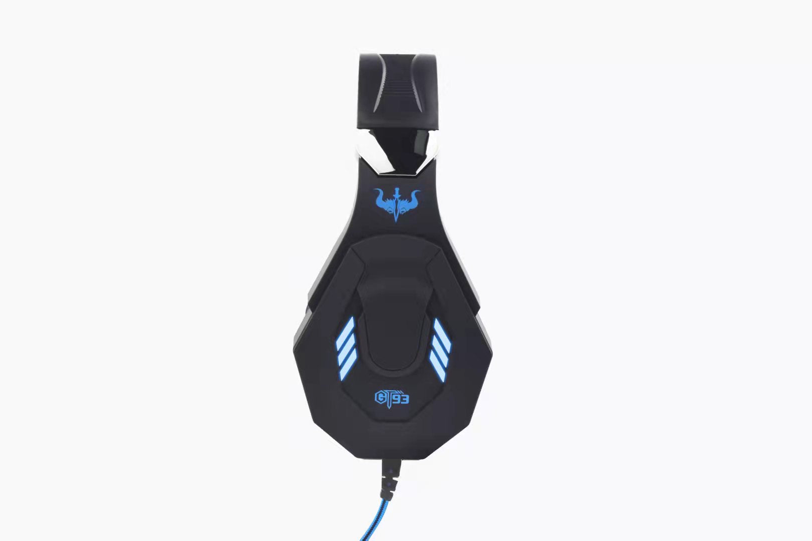 OVLENG USB gaming headphones with blue LED GT 93BL