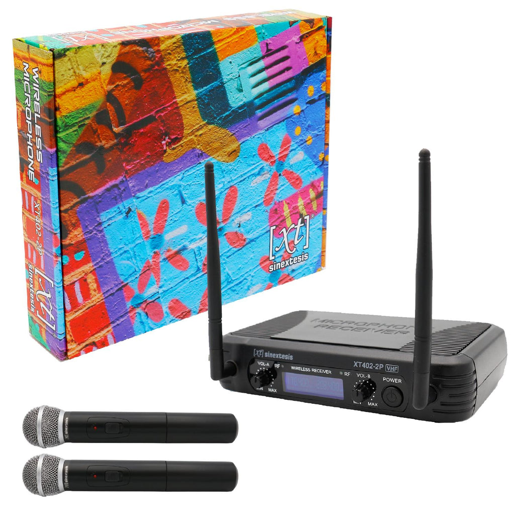 SINEXTESIS VHF Dual Handheld Wireless Microphone 175.5 MHz - 197.150 MHz