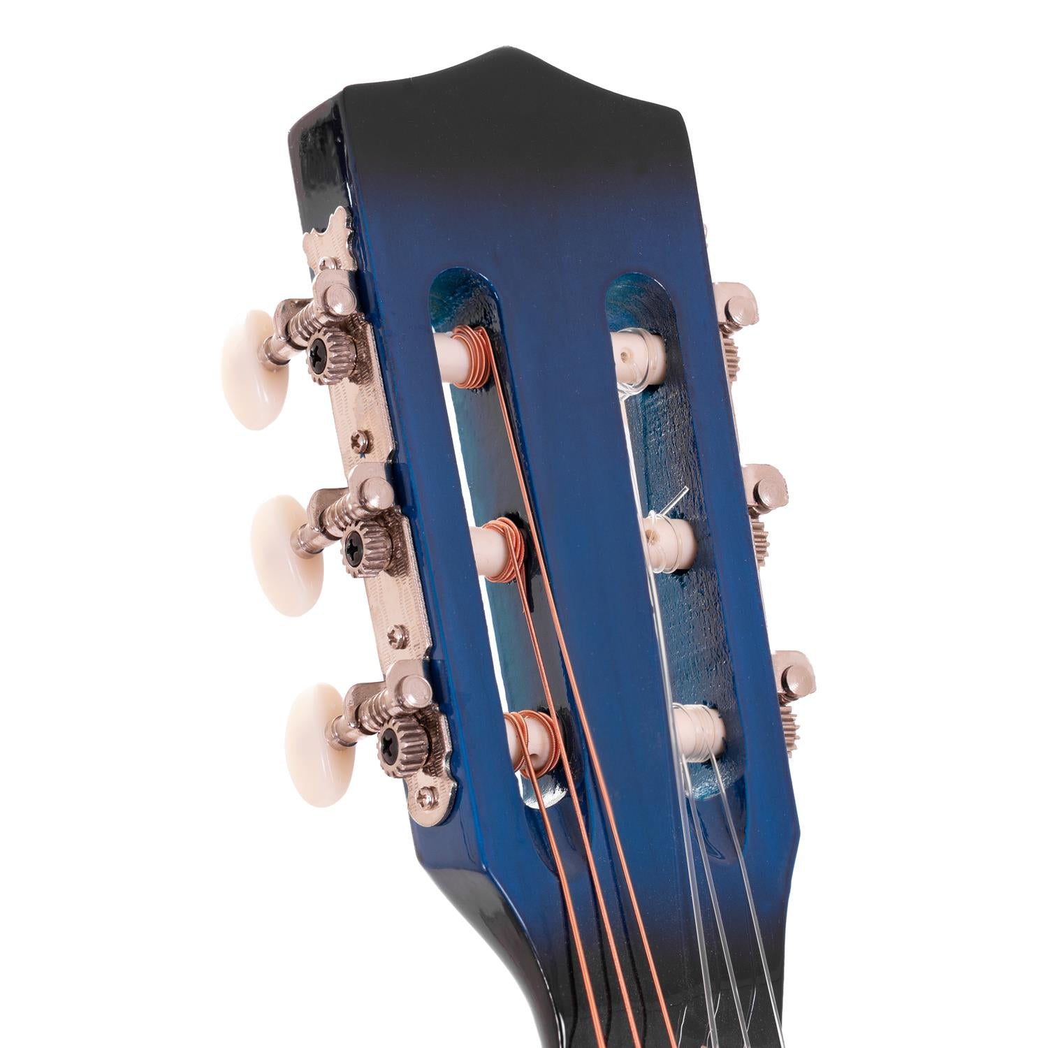 1/2 Size (86.36 cm) Beginner Classical Guitar (Blue)