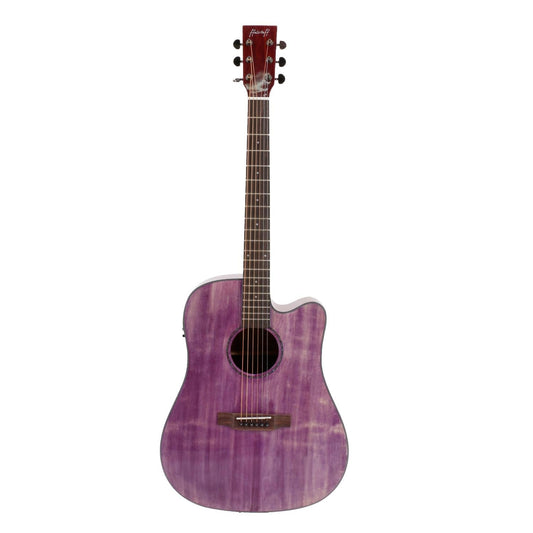 Chitarra Acustica Elettrificata Cutwaycon Top in Abete (Pastel Purple) ffalstaff CD60