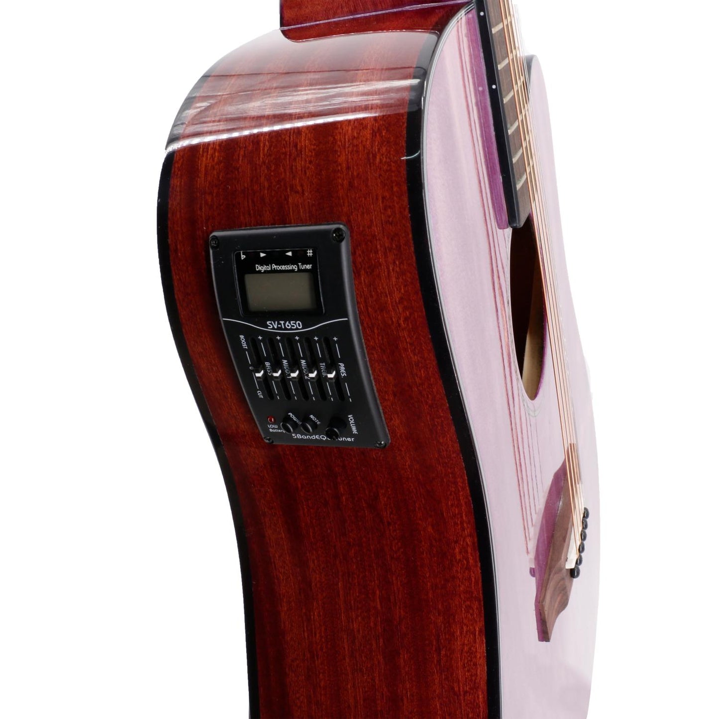 Chitarra Acustica Elettrificata Cutwaycon Top in Abete (Pastel Purple) ffalstaff CD60