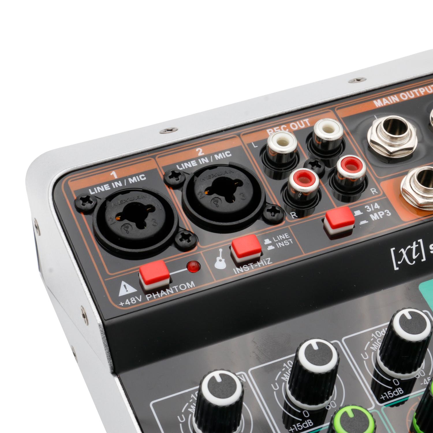 3-channel Mixer MP3 USB Bluetooth with Echo Effect SINEXTESIS