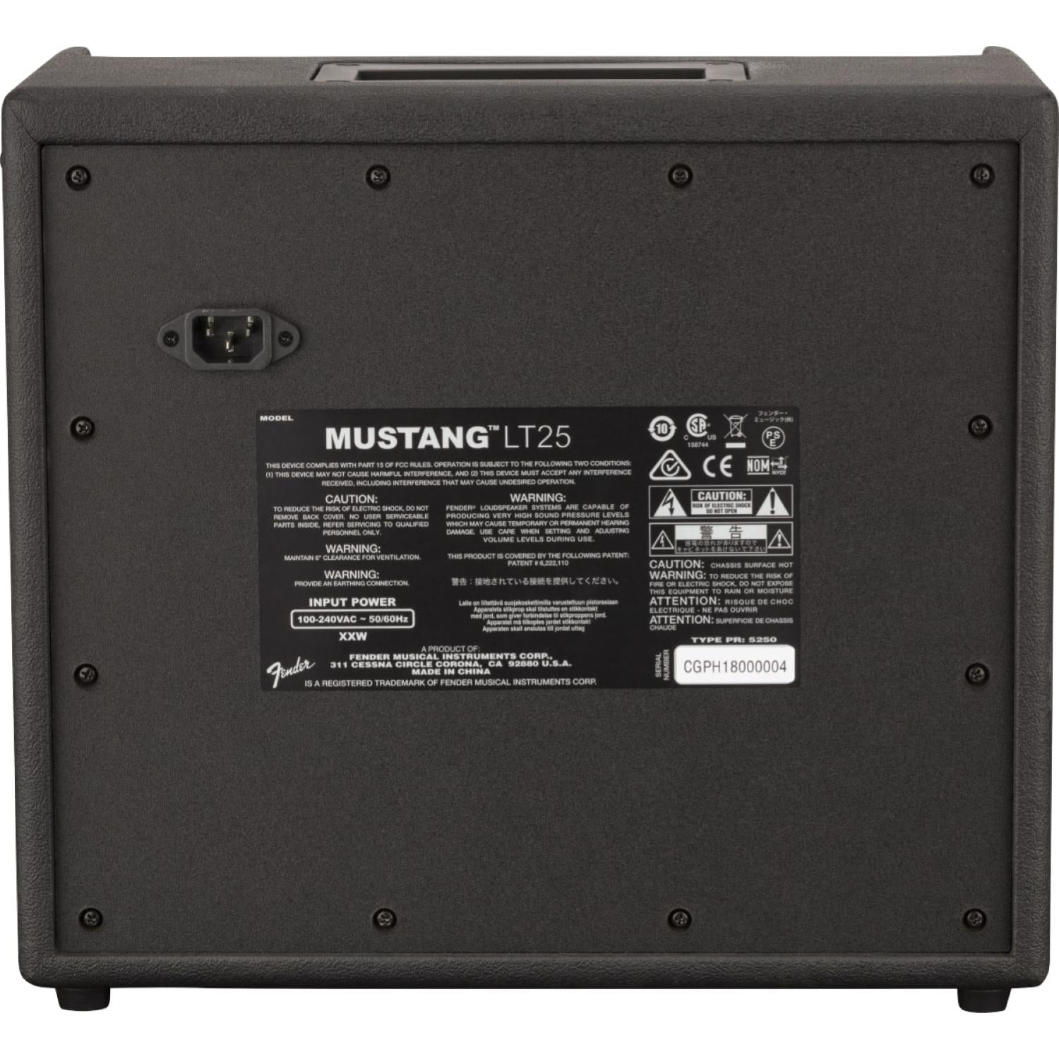 FENDER Mustang LT25 Amplifier