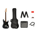 FENDER Squier Sonic Stratocaster Electric Guitar - Strat Pack Black (Guitar + Amp + Accessories)