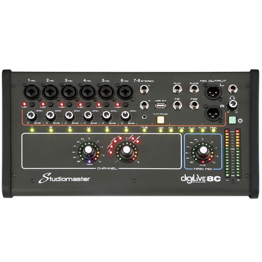 STUDIO MASTER DIGILIVE 8C COMPACT DIGITAL MIXER