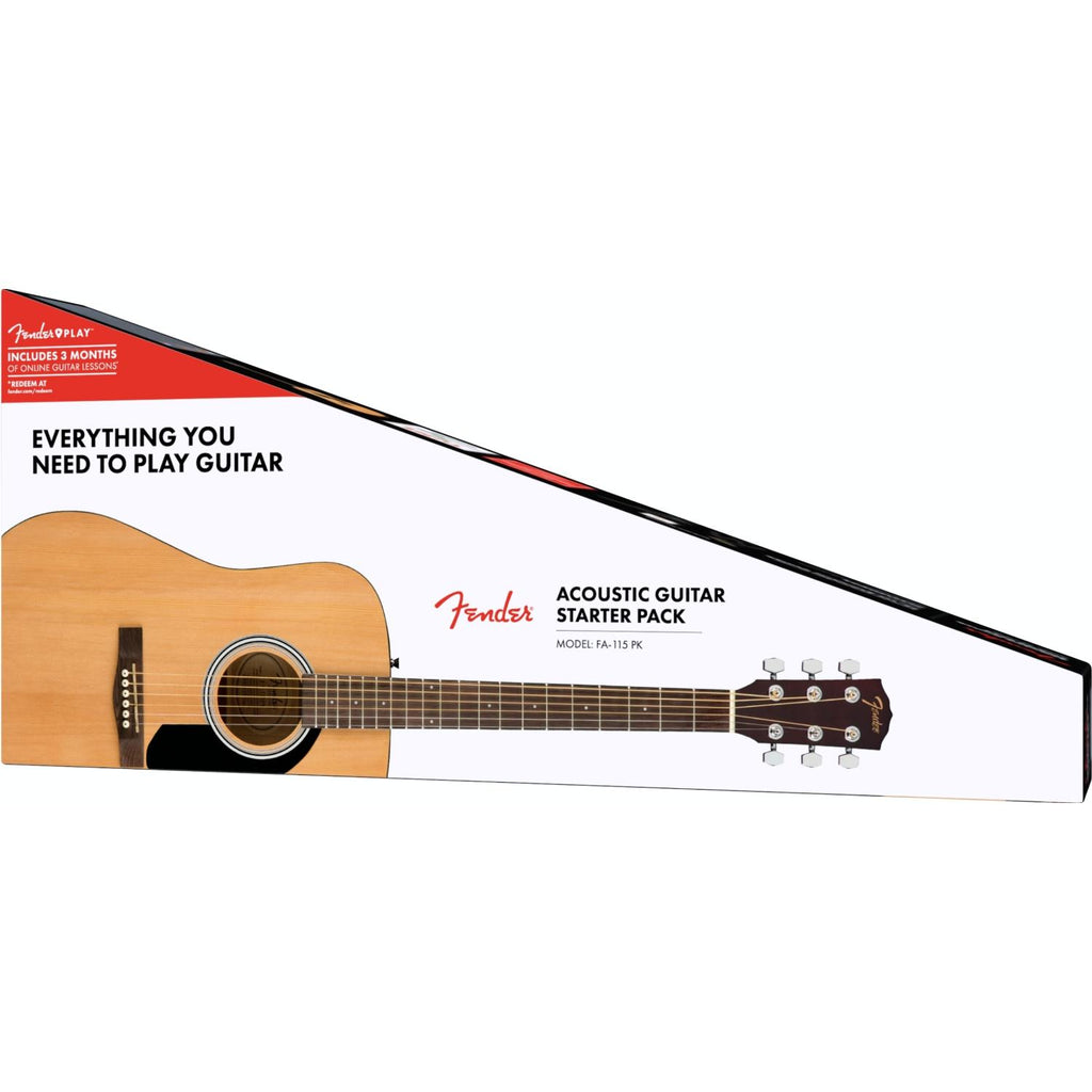 Chitarra Acustica FENDER FA115 Pack Placid Walnut (Chitarra + Borsa + Accessori)