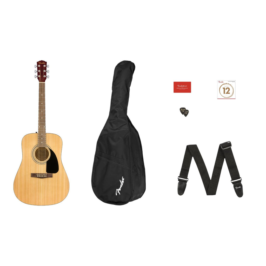 Chitarra Acustica FENDER FA115 Pack Placid Walnut (Chitarra + Borsa + Accessori)