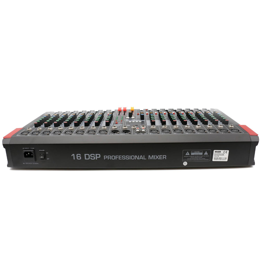 16-channel mixer, DSP multi-effect, USB interface, Mp3 player, Bluetooth SINEXTESIS