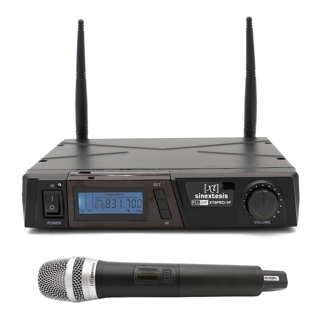Professional UHF Single Handheld Wireless Microphone with PLL Tuner (16 Channels)