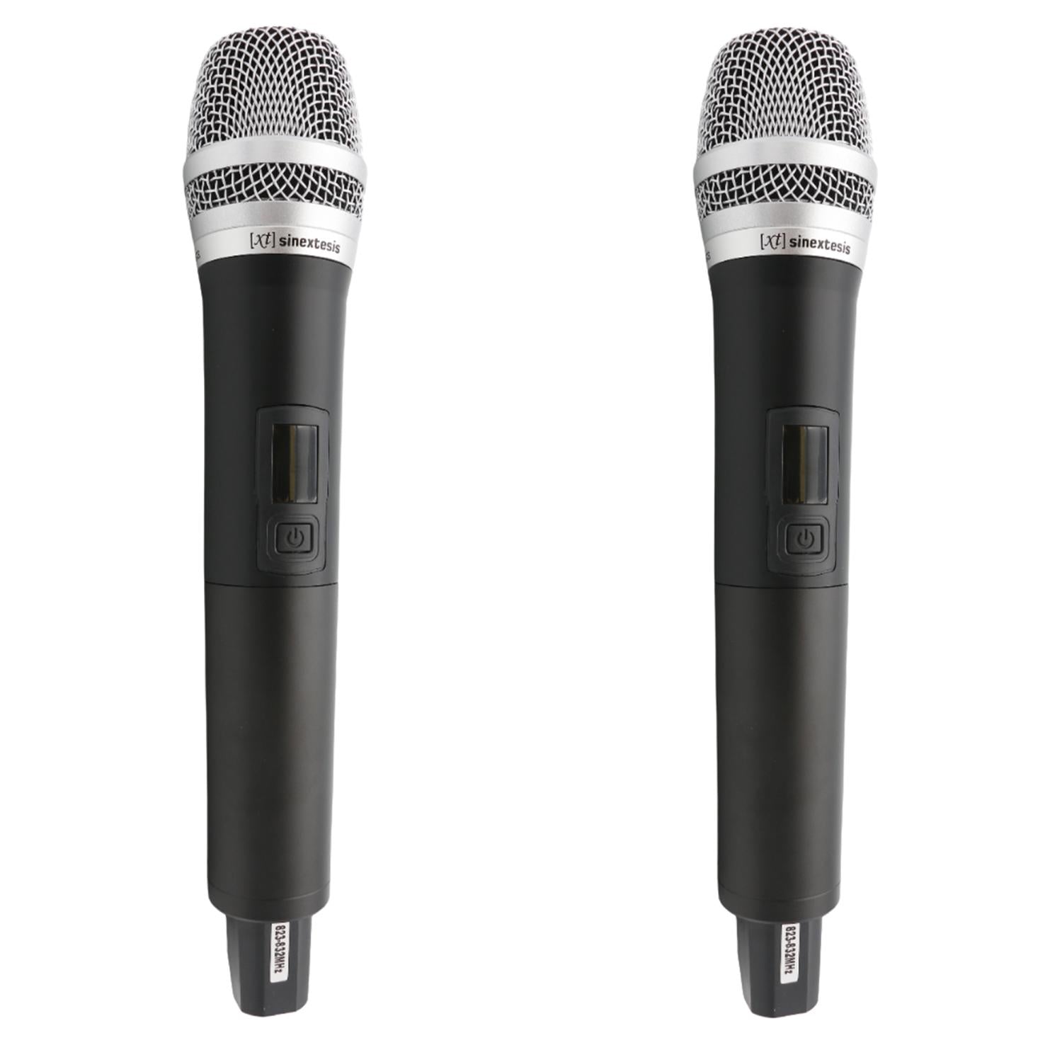 PROFESSIONAL UHF Dual Handheld Wireless Microphone with PLL Tuner (16 Channels) (copy)