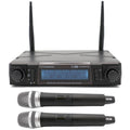 PROFESSIONAL UHF Dual Handheld Wireless Microphone with PLL Tuner (16 Channels) (copy)