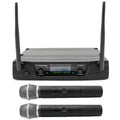 UHF Dual Handheld Wireless Microphone 825.7 MHz - 831.2 MHz SINEXTESIS