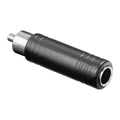 RCA Plug (M) - 6.3mm Mono Jack Socket (F) Adapter