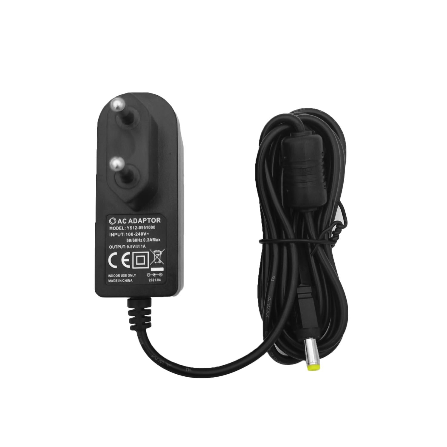 Alimentatore 9,5 Volt per Tastiere CASIO Serie SA, CTK, LK
