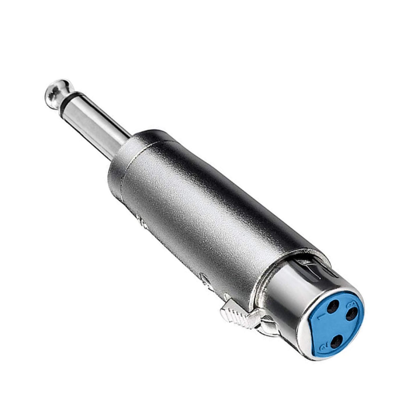XLR (F) Socket to ø 6.3 mm Jack (M) Plug Adapter. Unbalanced.