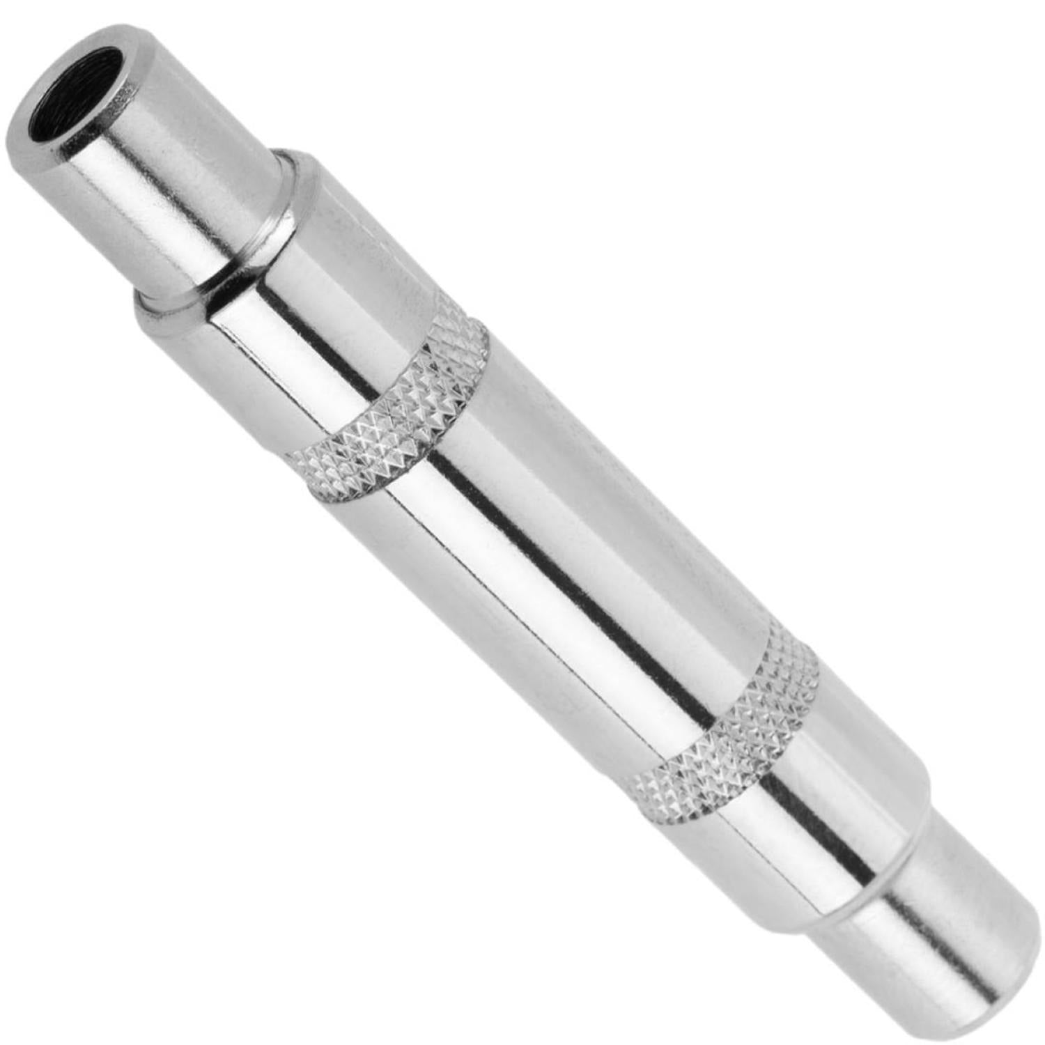 6.3mm Mono Jack (F) to 6.3mm Mono Jack (F) Adapter, Metal