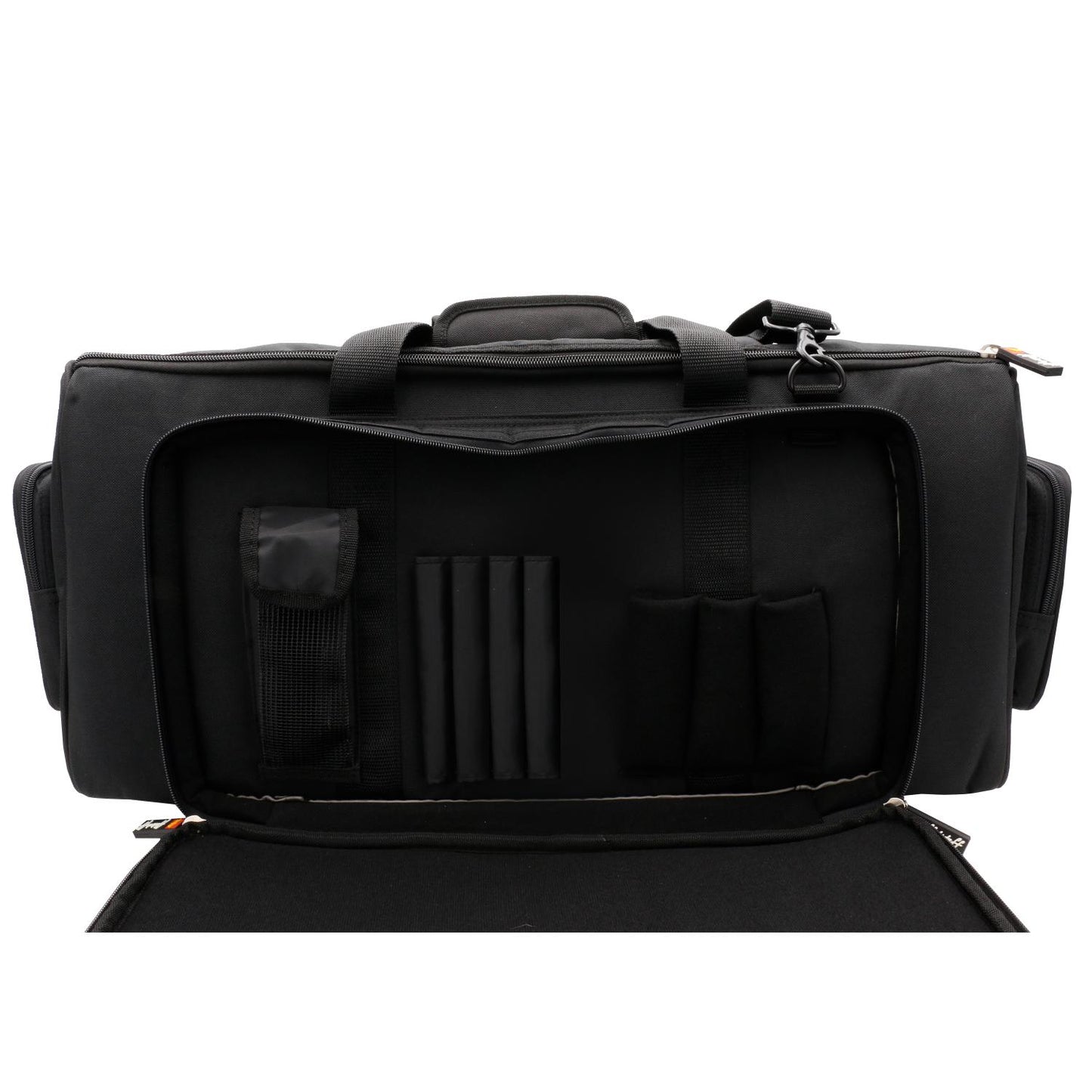Microphone, Mini Synth, Cable, Dual Trumpet Controller Case, "Professional Line" with 4 Accessory Pockets, Reinforced Handles and 20mm Padding