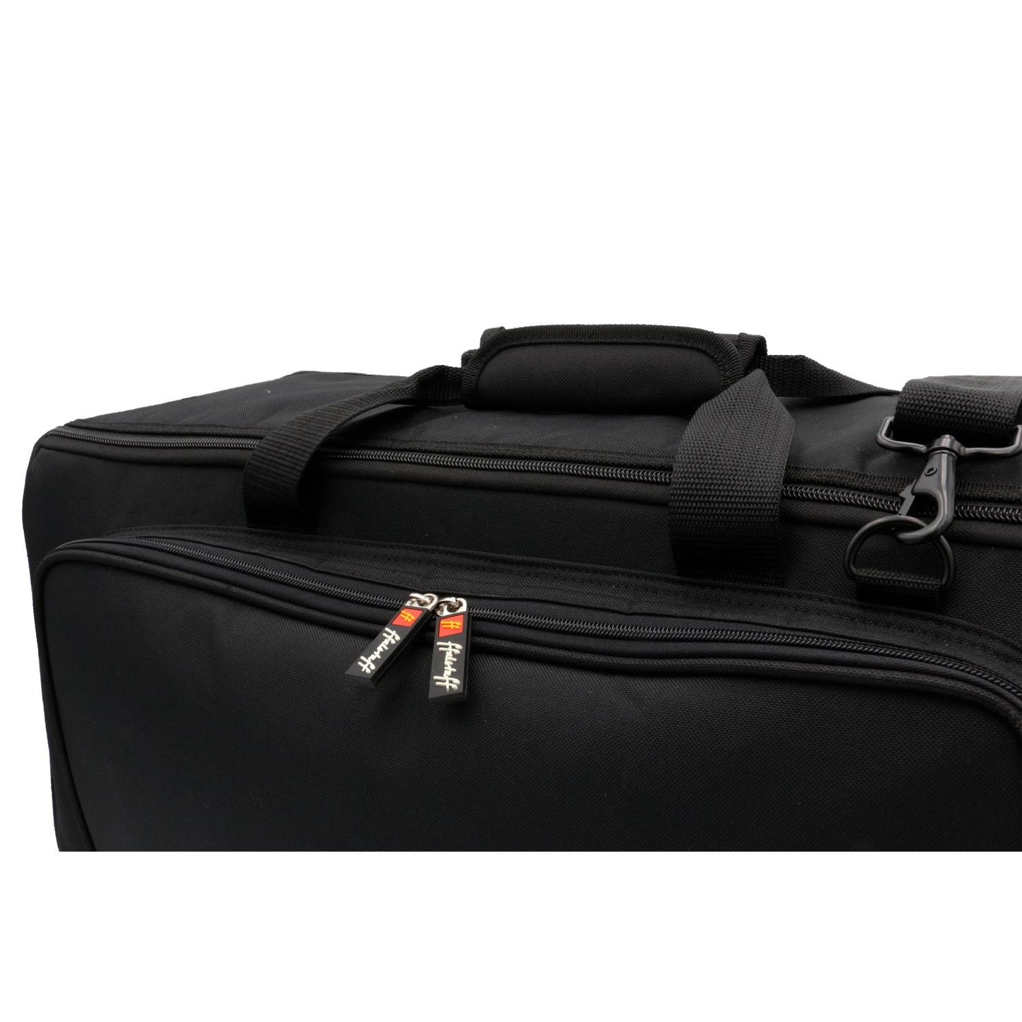 Microphone, Mini Synth, Cable, Dual Trumpet Controller Case, "Professional Line" with 4 Accessory Pockets, Reinforced Handles and 20mm Padding
