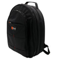 Shaped Case for 2 Clarinets "Professional Line" with 4 Accessory Pockets, Reinforced Handle, Shoulder Straps and 20mm Padding