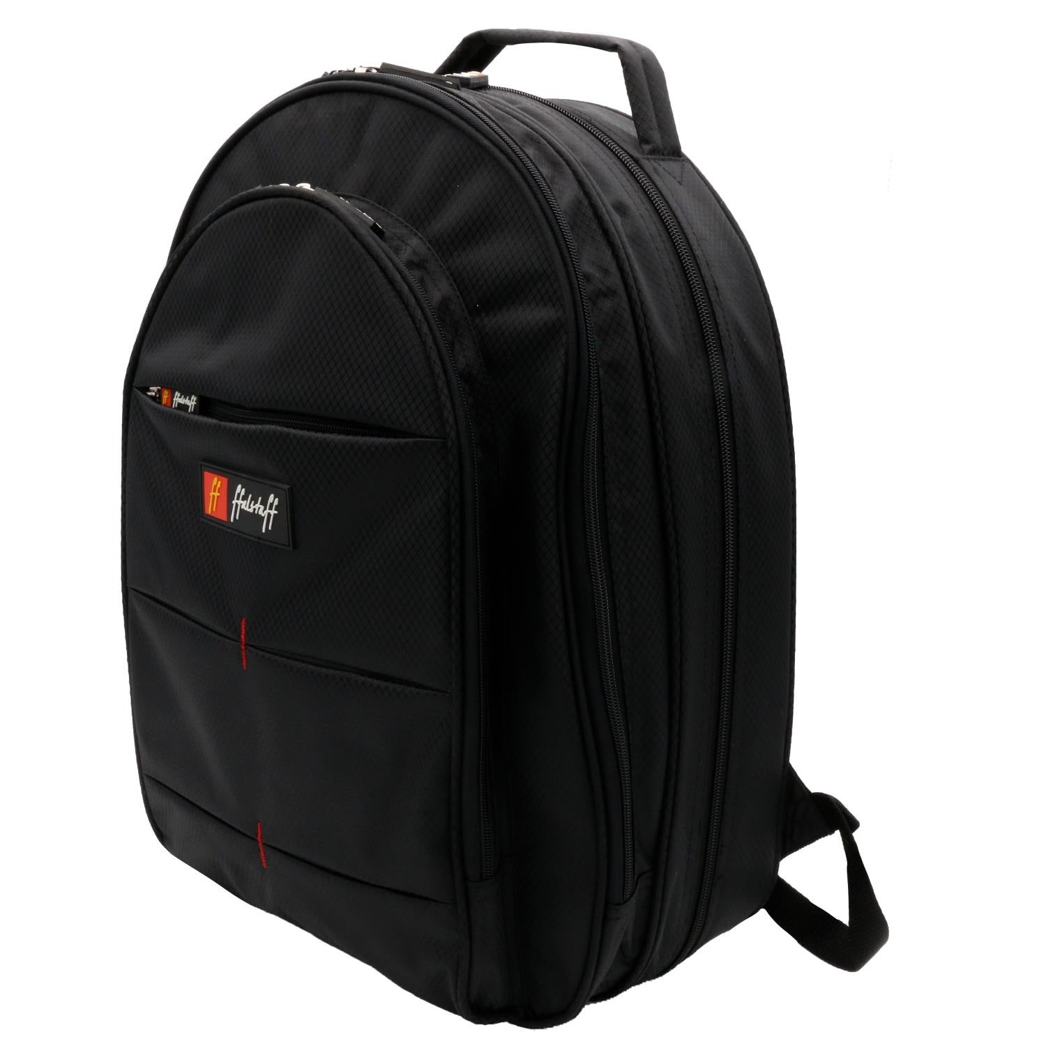 Shaped Case for 2 Clarinets "Professional Line" with 4 Accessory Pockets, Reinforced Handle, Shoulder Straps and 20mm Padding