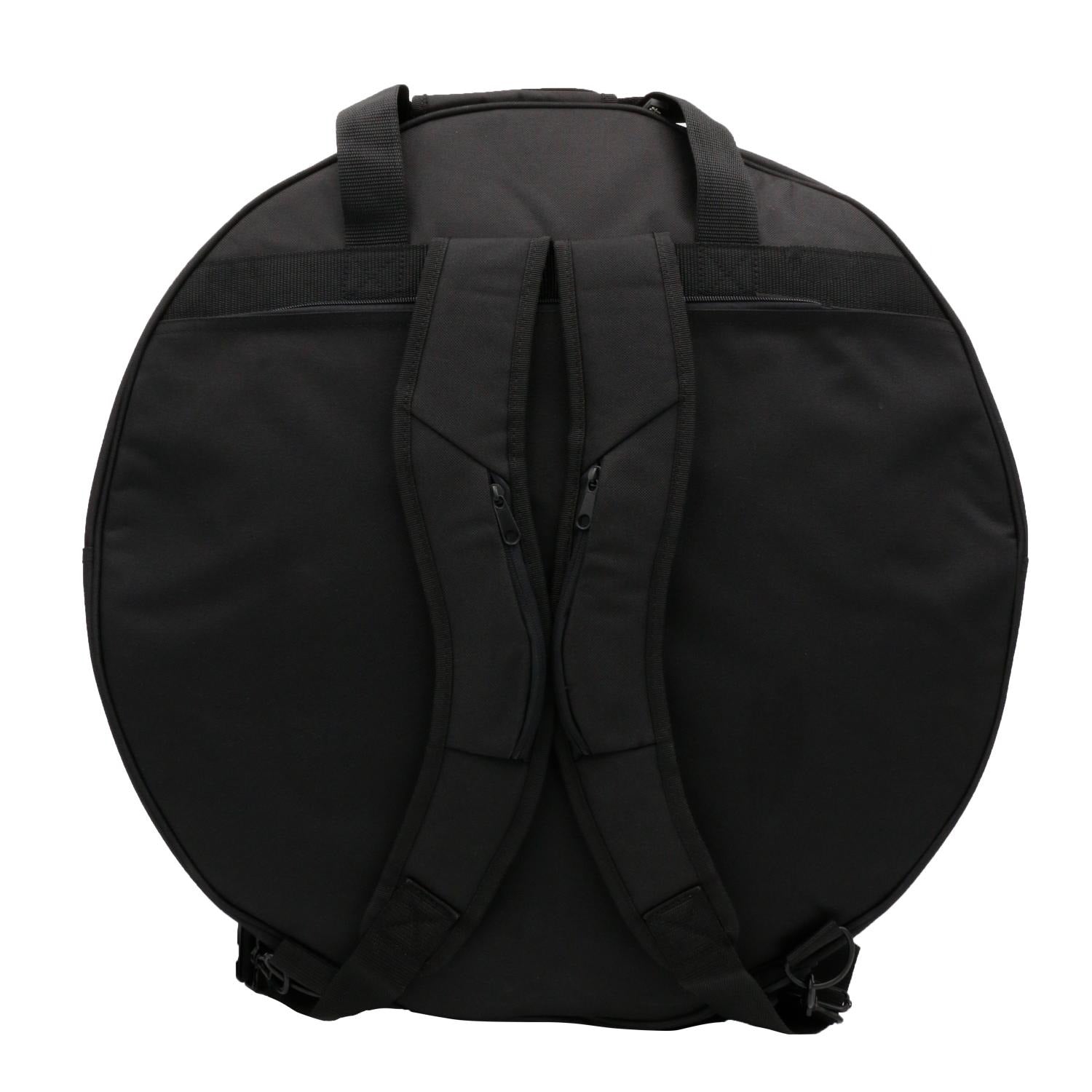 "Professional Line" Cymbal Bag with 4 Accessory Pockets, Shoulder Straps, Reinforced Handles, and 20mm Padding